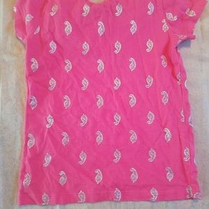 2 items; A Pink Carters girl top and a White Totaly Girls summer jean short.